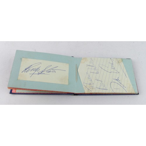 469 - Beatles interest. An autograph album containing all four signatures of the Beatles, comprising John ... 