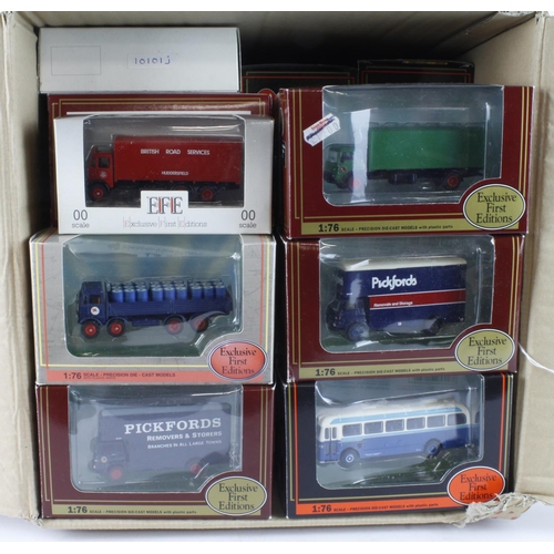 176 - Exclusive First Editions. Thirty boxed EFE model buses & lorries