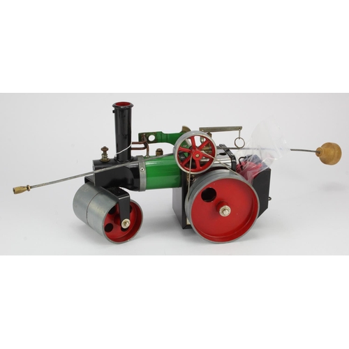 186 - Mamod SR1A live steam roller, length 25cm approx.