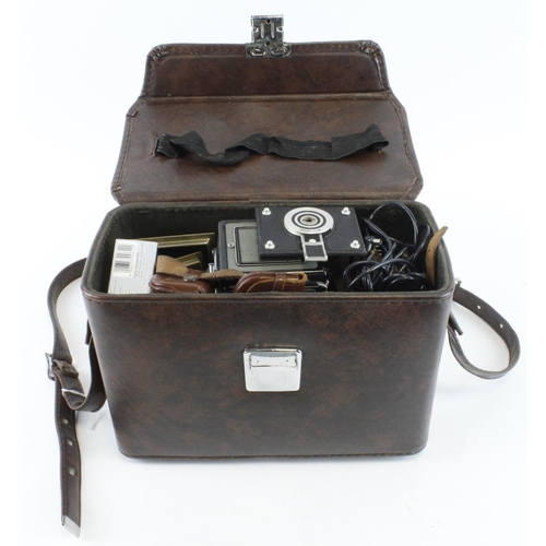 443 - Rolleiflex 'T' model TLR camera (no. 2134359), together with accessories, all contained in a case