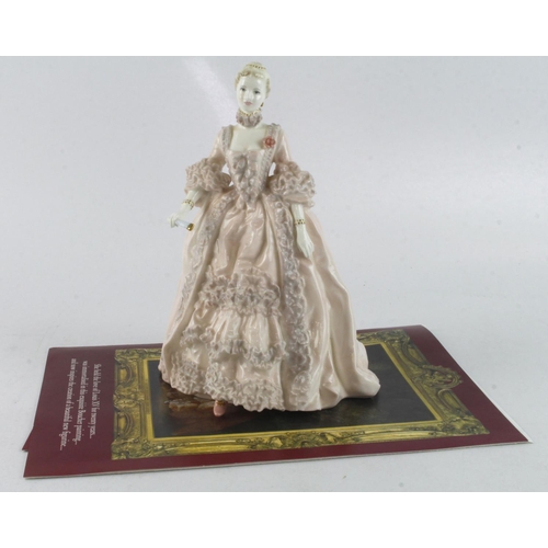 64 - Coalport 'Madame de Pompadour' figurine from the Femmes Fatales series, dated 1994, limited edition ... 