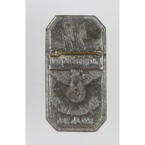 1154 - German 3rd Reich SS Aufmarsch Abschnitt VI Tinnie Badge Dated 29th April 1934.