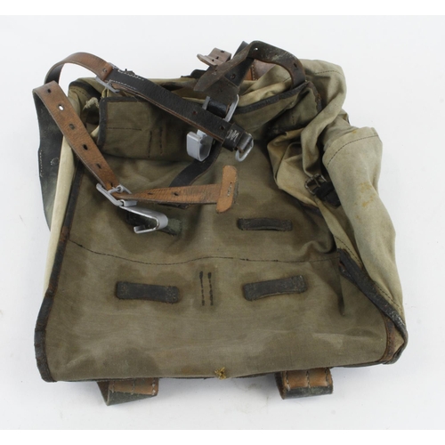 1295 - German WW2 back pack complete with straps in good condition.