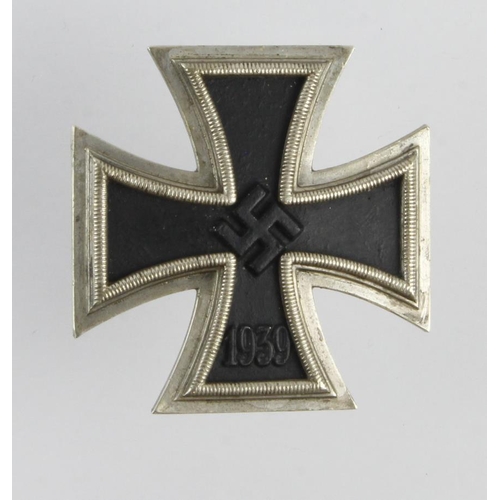 1307 - German WW2 Iron Cross 1st Class, maker marked '26'.