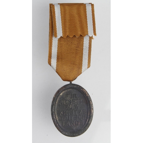 1409 - WW2 German West Wall Medal awarded to those who had built or served on the Siegfield Line.