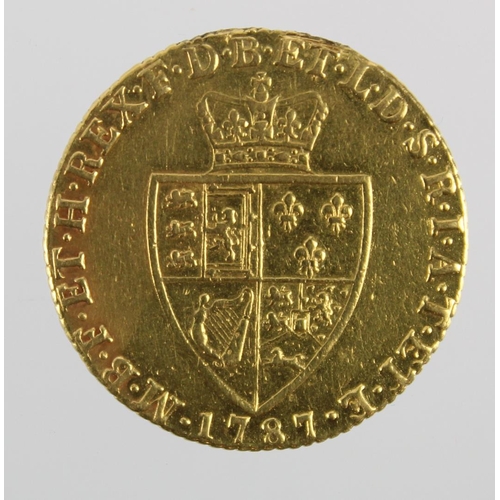 17 - Guinea 1787 cleaned ex-mount Fine.