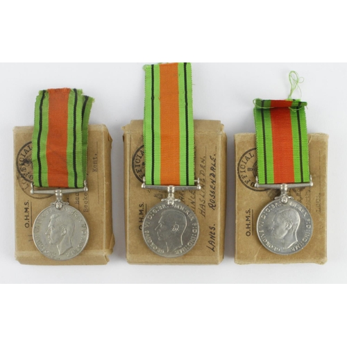 1964 - WW2 medal boxes all with research and Defence Medals - Lucy Openshaw born Farnworth, Lancashire. Hil... 