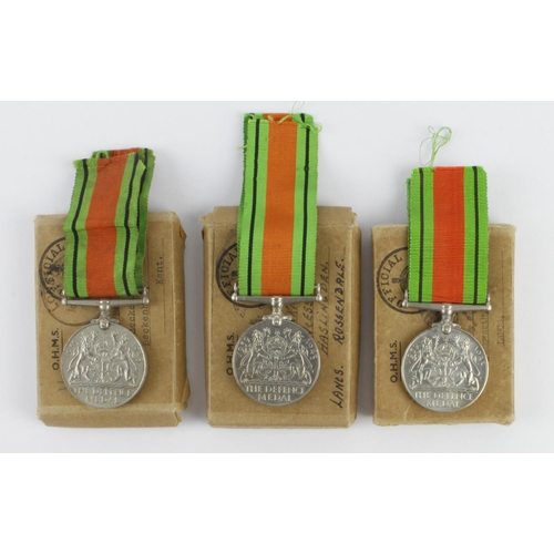 1964 - WW2 medal boxes all with research and Defence Medals - Lucy Openshaw born Farnworth, Lancashire. Hil... 