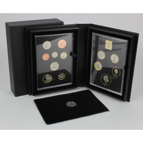 206 - Proof Set 2021. The thirteen coin set (including) commemoratives). FDC as issued