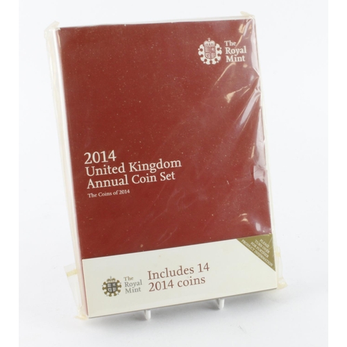 210 - Royal Mint: 2014 United Kingdom Annual Coin Set BU