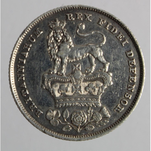 222 - Shilling 1825, S.3812, GVF