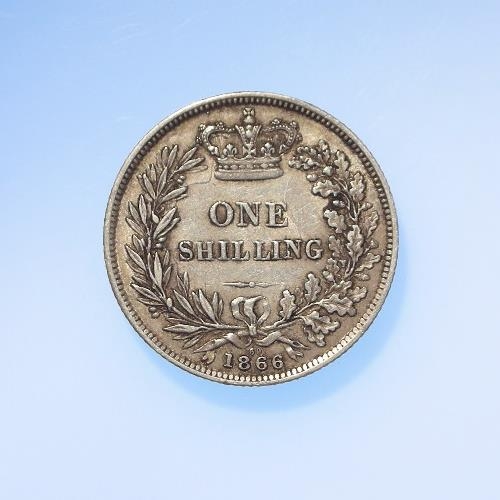 223 - Shilling 1866 dn60, nEF