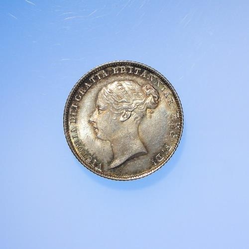 229 - Sixpence 1846 choice iridescent Unc