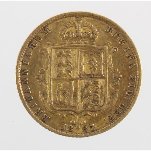 25 - Half Sovereign 1887 (JH) aVF