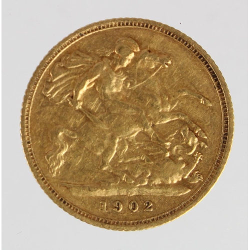 28 - Half Sovereign 1902S (Sydney Australia) GF