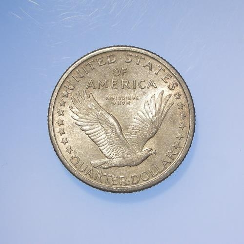 326 - USA Standing Liberty silver Quarter 1917D, variety 1, EF