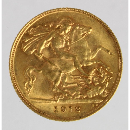 33 - Half Sovereign 1912 aEF