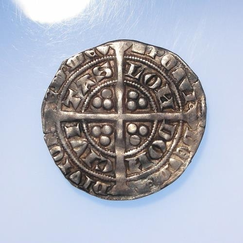 378 - Edward III silver Groat of London, pre-treaty, S.1565, 4.60g, VF