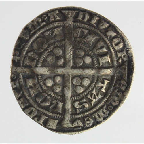 379 - Edward III silver Groat, Pre-treaty type C (1351-2), S.1565, 4.34g, GF