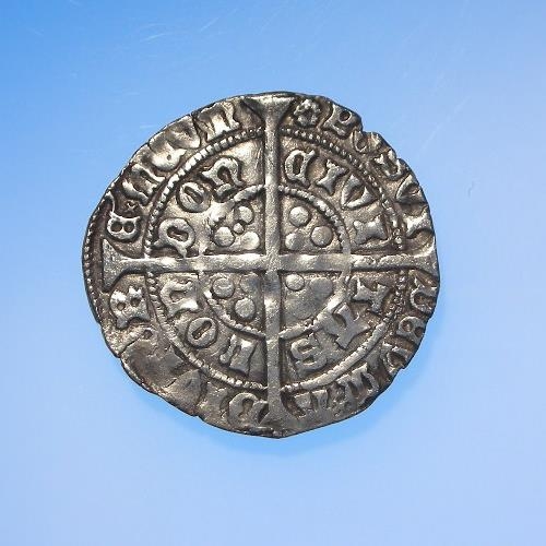 380 - Edward IV silver Groat of London, Light Coinage, S.2000, quatrefoils at neck, mm. rose, 2.92g. Sligh... 