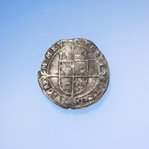 391 - Elizabeth I hammered silver Threepence 1573 mm. acorn, S.2566, 1.29g, lightly chipped GF, better por... 