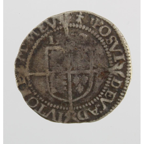 392 - Elizabeth I hammered silver Threepence 1573 mm. ermine, S.2566, VG, light graffiti obv.