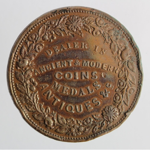 872 - Token, 19thC: William Till, Covent Garden Coin Dealer copper Penny 1834, engrailed edge, VF, edge kn... 