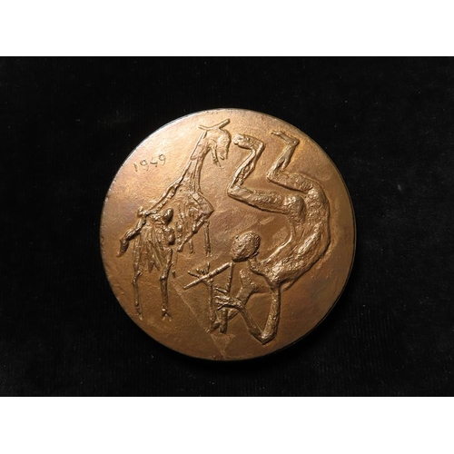 923 - French Commemorative Medal, bronze d.80mm: Maillol (Aristide) artist, medal by Couturier, Monnaie de... 