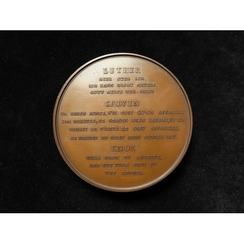 967 - Switzerland, Commemorative Medal, bronze d.60.5mm: Merle d'Aubigné (Protestant minister) (medal) by ... 