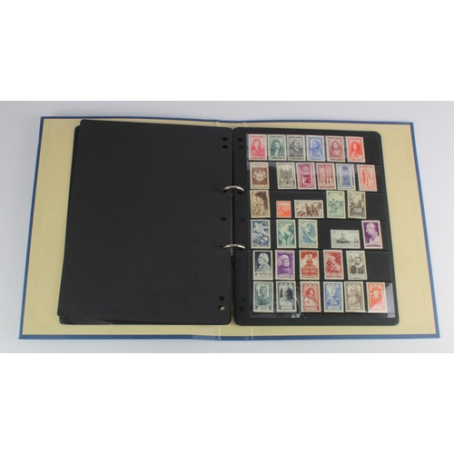 150 - France useful mint selection on 8x hagners in blue binder, cat £700 approx  (qty)