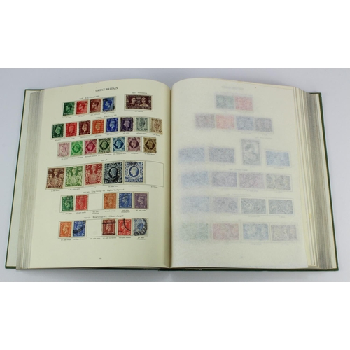 162 - King George VI Stanley Gibbons Album (green) with mint & used, fair coverage incl Ascension vals to ... 