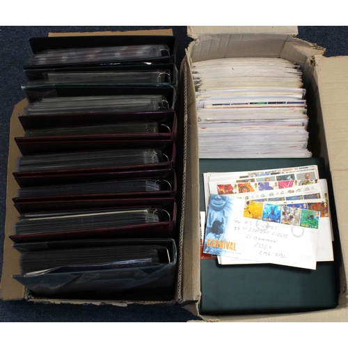 210 - GB FDC collection housed in several binders and some loose still in Royal Mail envelopes. Covering c... 