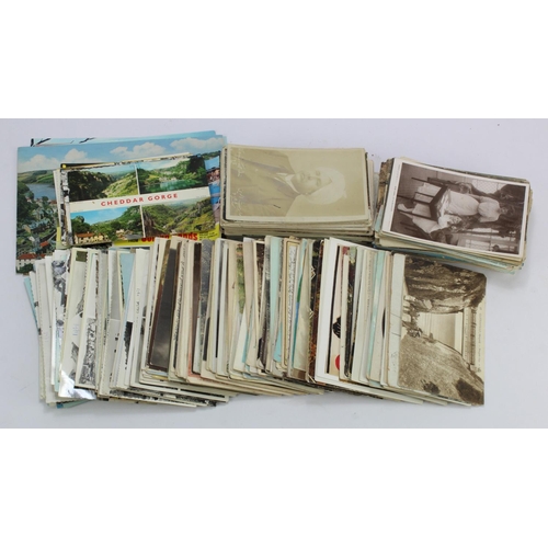 237 - Assorted original collection in box, vintage & modern (approx 413 cards)