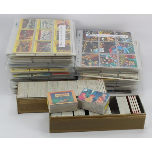 327 - Trading Cards, Box containing approx 62 complete sets, some in pages, some duplication, mainly EXC (... 