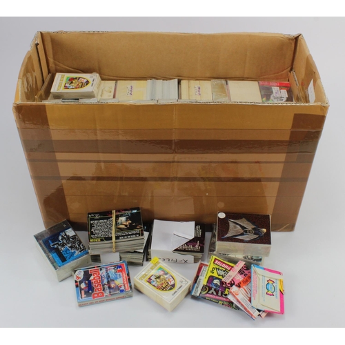 328 - Trading Cards, Box containing approx 67 complete sets, some in pages, some duplication, mainly EXC (... 