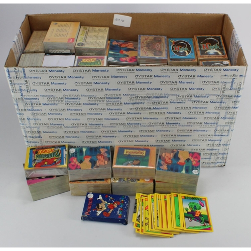 330 - Trading Cards, Box containing approx 82 complete sets, some in pages, some duplication, mainly EXC (... 