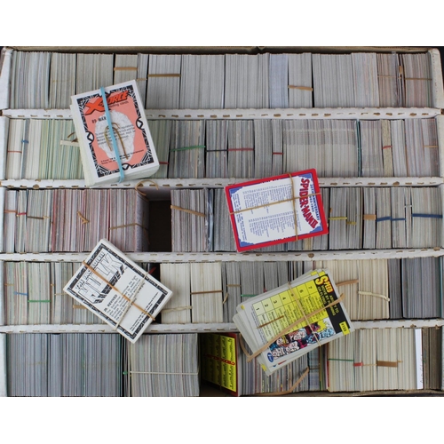 344 - Trading Cards, large box containing approx 2500 sorted odds, great duplication, needs viewing, mainl... 