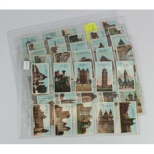 358 - British American Tobacco - Buildings 1905 issue, part set 49/50 in pages (missing Milan Cathedral) s... 