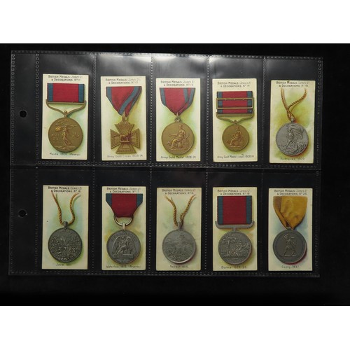 384 - Taddy - British Medals & Decorations, Series 2, complete set in pages mainly G or better cat value £... 