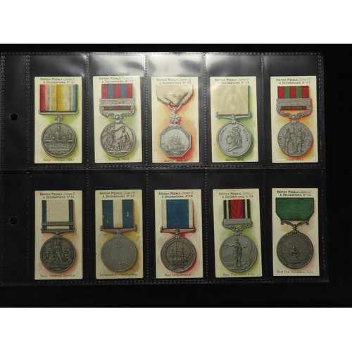 384 - Taddy - British Medals & Decorations, Series 2, complete set in pages mainly G or better cat value £... 