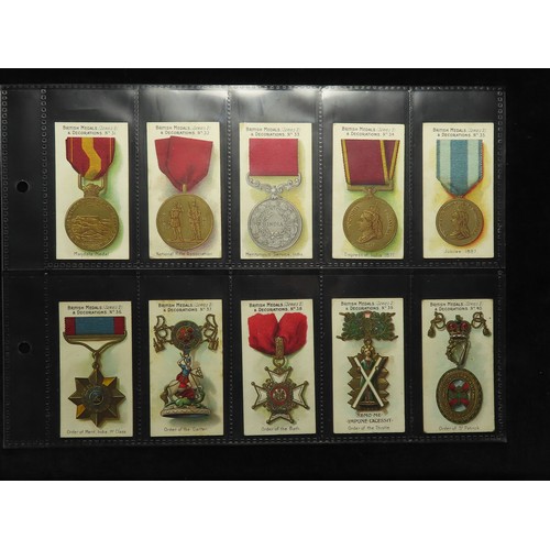 384 - Taddy - British Medals & Decorations, Series 2, complete set in pages mainly G or better cat value £... 