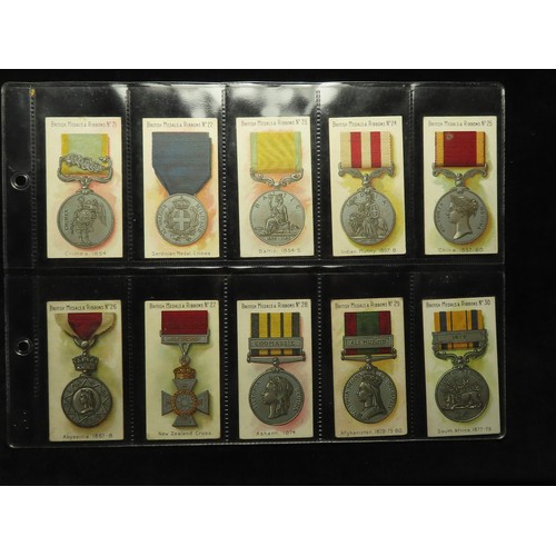 385 - Taddy - British Medals & Ribbons, complete set in pages mainly G or better cat value £750