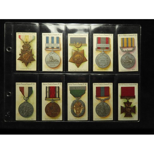 385 - Taddy - British Medals & Ribbons, complete set in pages mainly G or better cat value £750