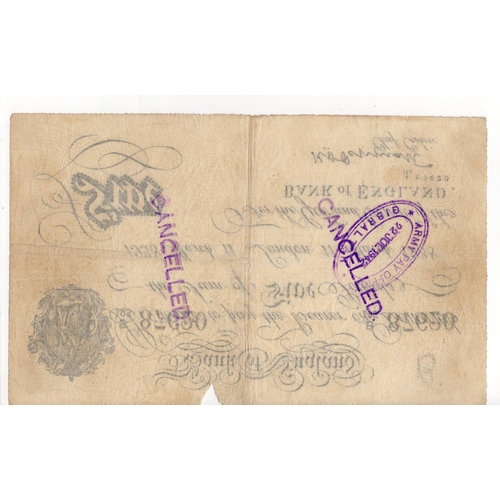 25 - Peppiatt 5 Pounds contemporary FORGERY dated 11th March 1938, serial B/193 87620 (B241 for type), cu... 