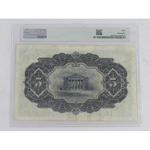 383 - Scotland, Commercial Bank 5 Pounds dated 1st November 1926, a very scarce early date handsigned by m... 