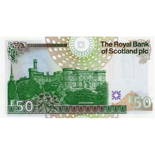 402 - Scotland, Royal Bank of Scotland 50 Pounds dated 14th September 2005, FIRST RUN 'A/1' prefix, serial... 