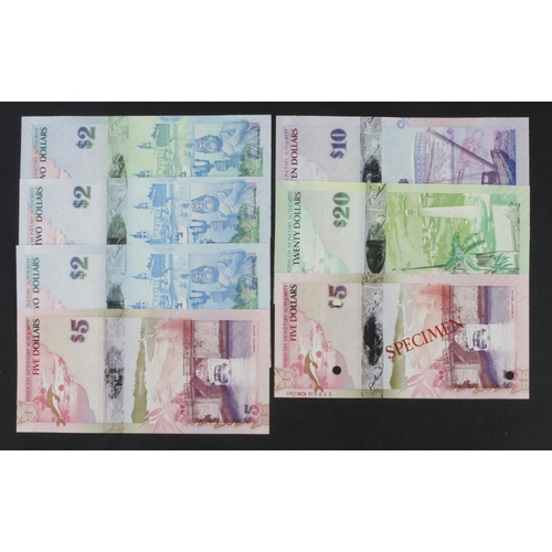 446 - Bermuda (7), 20 Dollars, 10 Dollars, 5 Dollars, 2 Dollars (3) dated 1st January 2009, plus a 5 Dolla... 