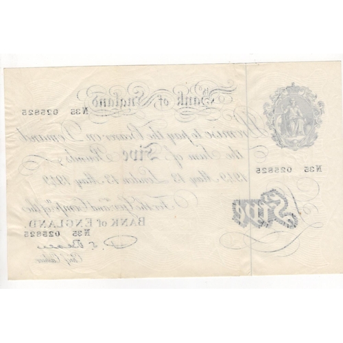 53 - Beale 5 Pounds (B270) dated 13th May 1949, serial N35 025825 (B270, Pick344) original crisp about EF