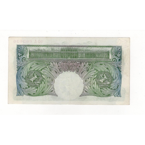 62 - Catterns 1 Pound (B226) issued 1930, this the much scarcer second issue only printed with 'A' prefix... 