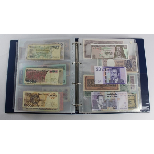 931 - World (280+), an album of mixed world notes to include Bermuda 1 Pound 1957, East Africa 1 Shilling ... 